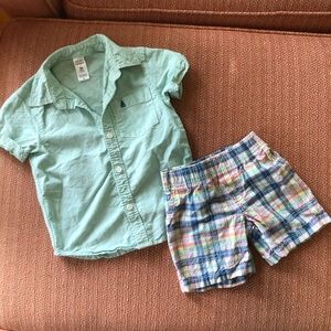 Carters Preppy Nautical Outfit